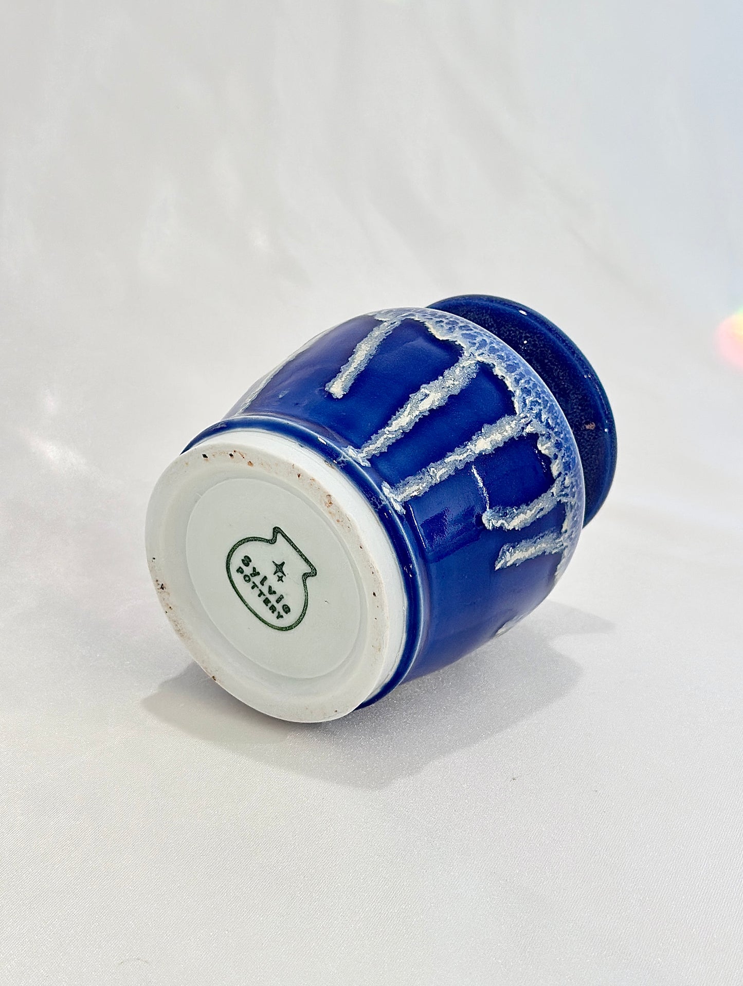 Midnight Snow City Vase