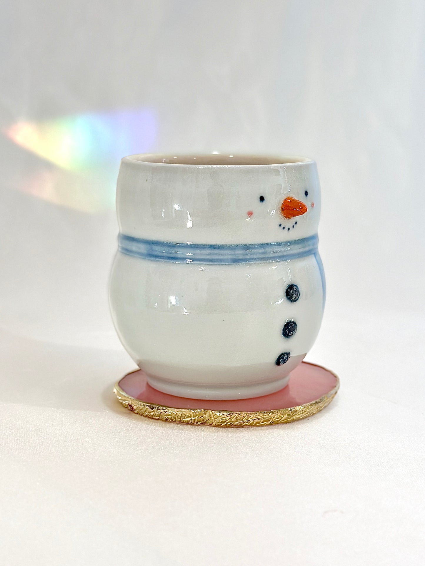 Blue Scarf Snowboy Cup