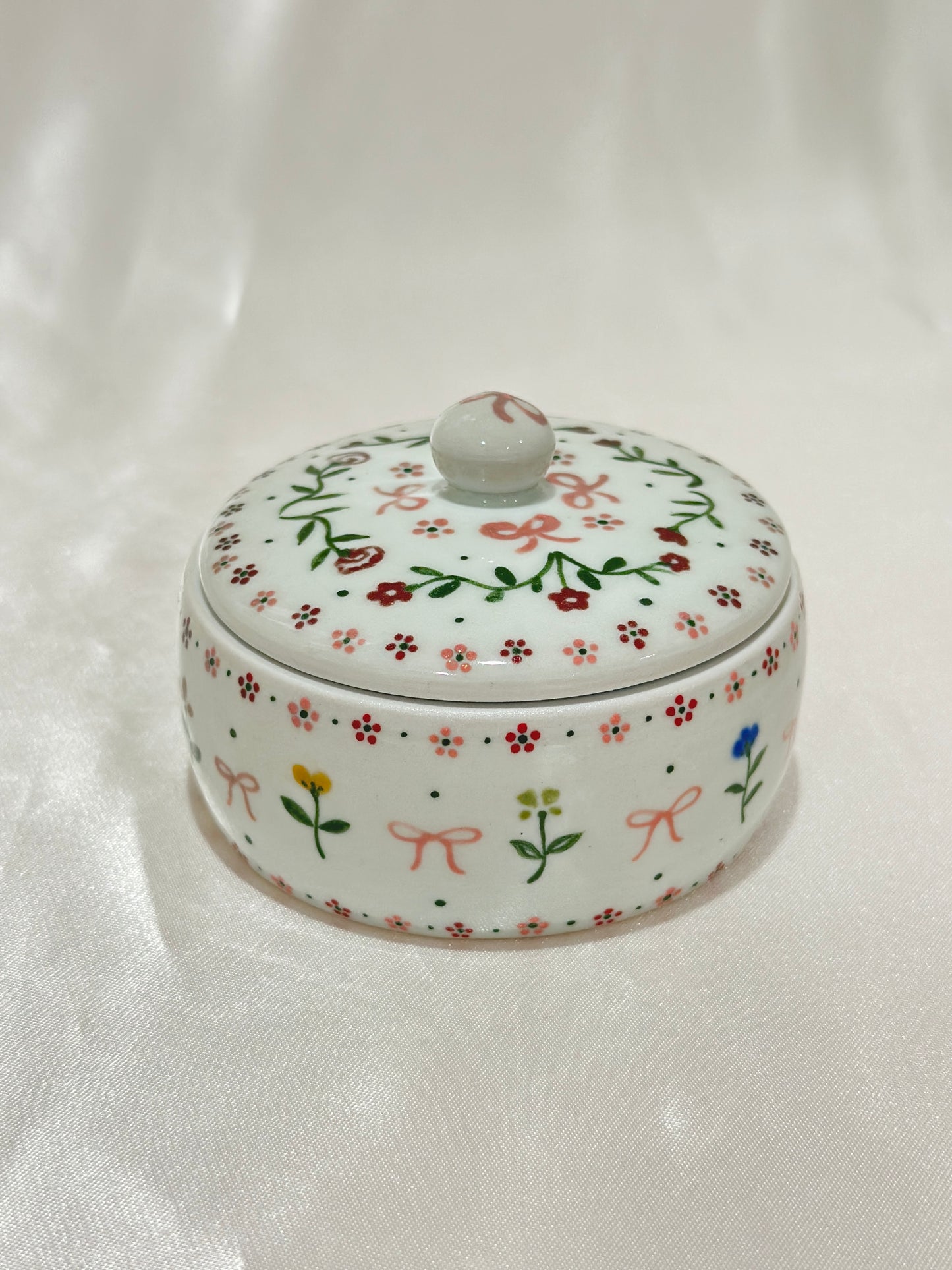 Blossoms & Bows Trinket Box