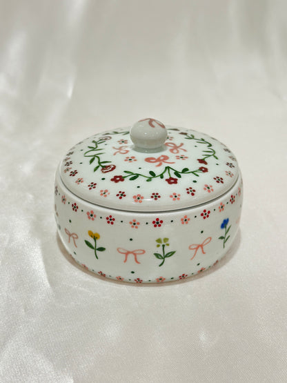 Blossoms & Bows Trinket Box