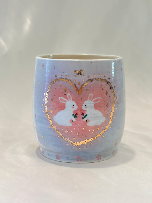 22k Bunny Loves Planter