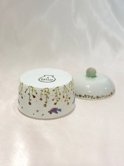 Bluebird Blooms Trinket Box