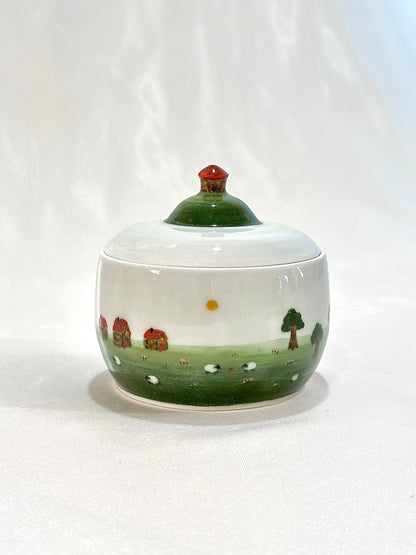 Little Cottage Hill Trinket Box
