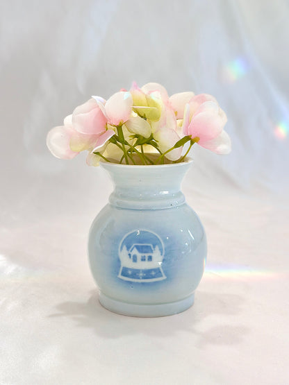 Winter Whimsy vase