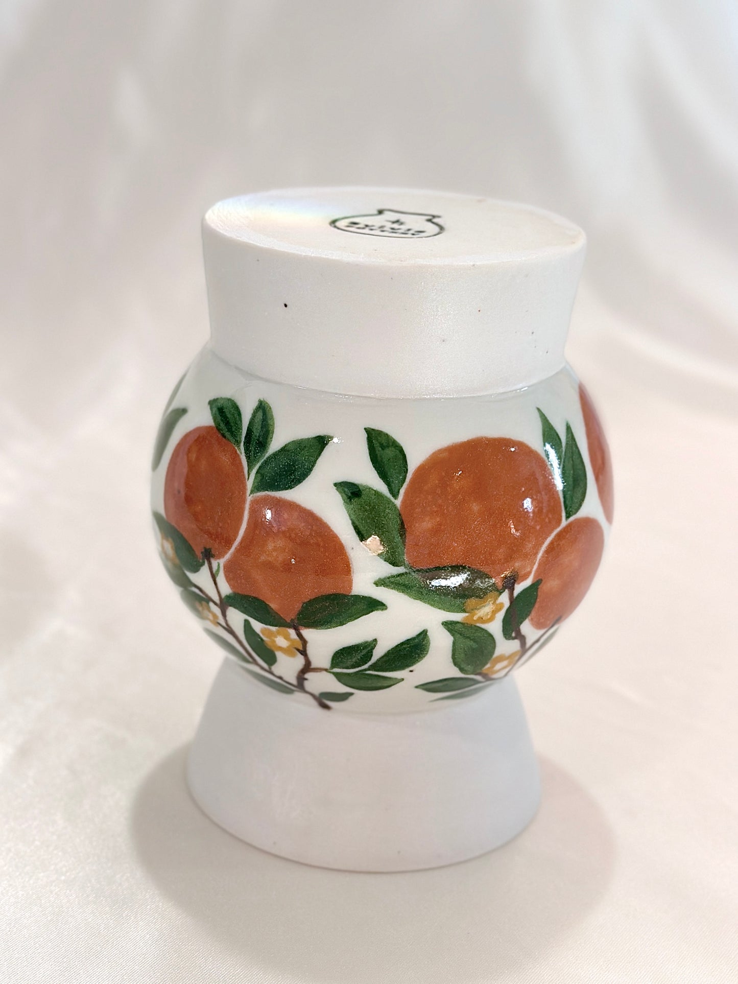 Orange Plant Vase