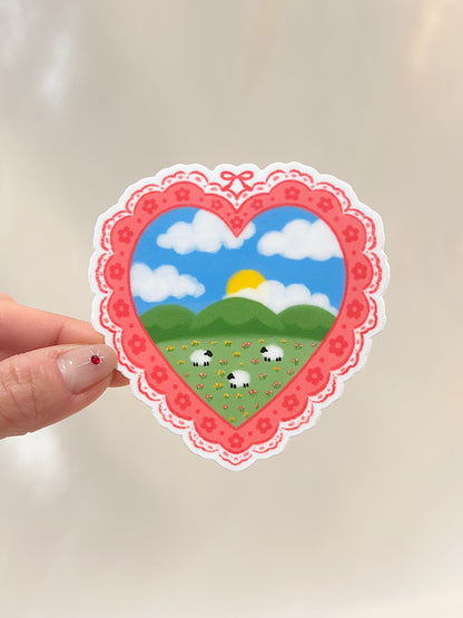 Heartfelt Meadow Sticker