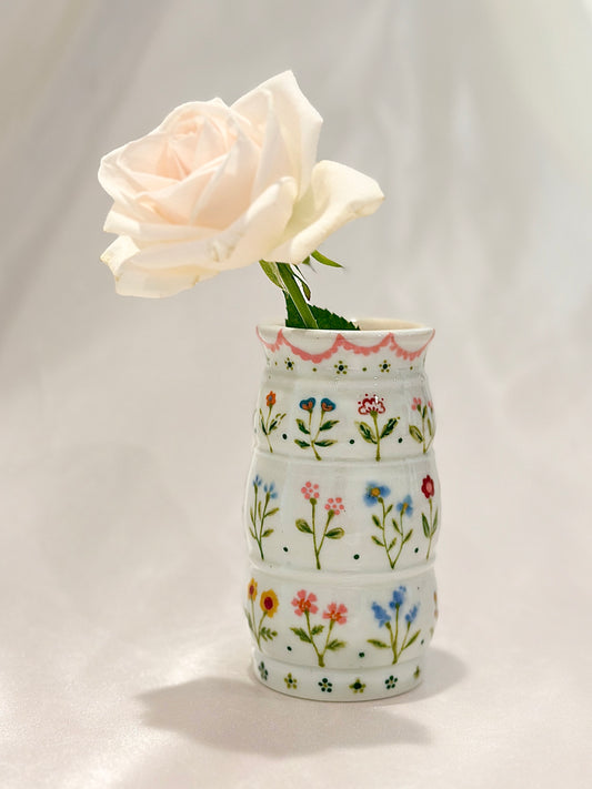 Wildflower Garland Vase