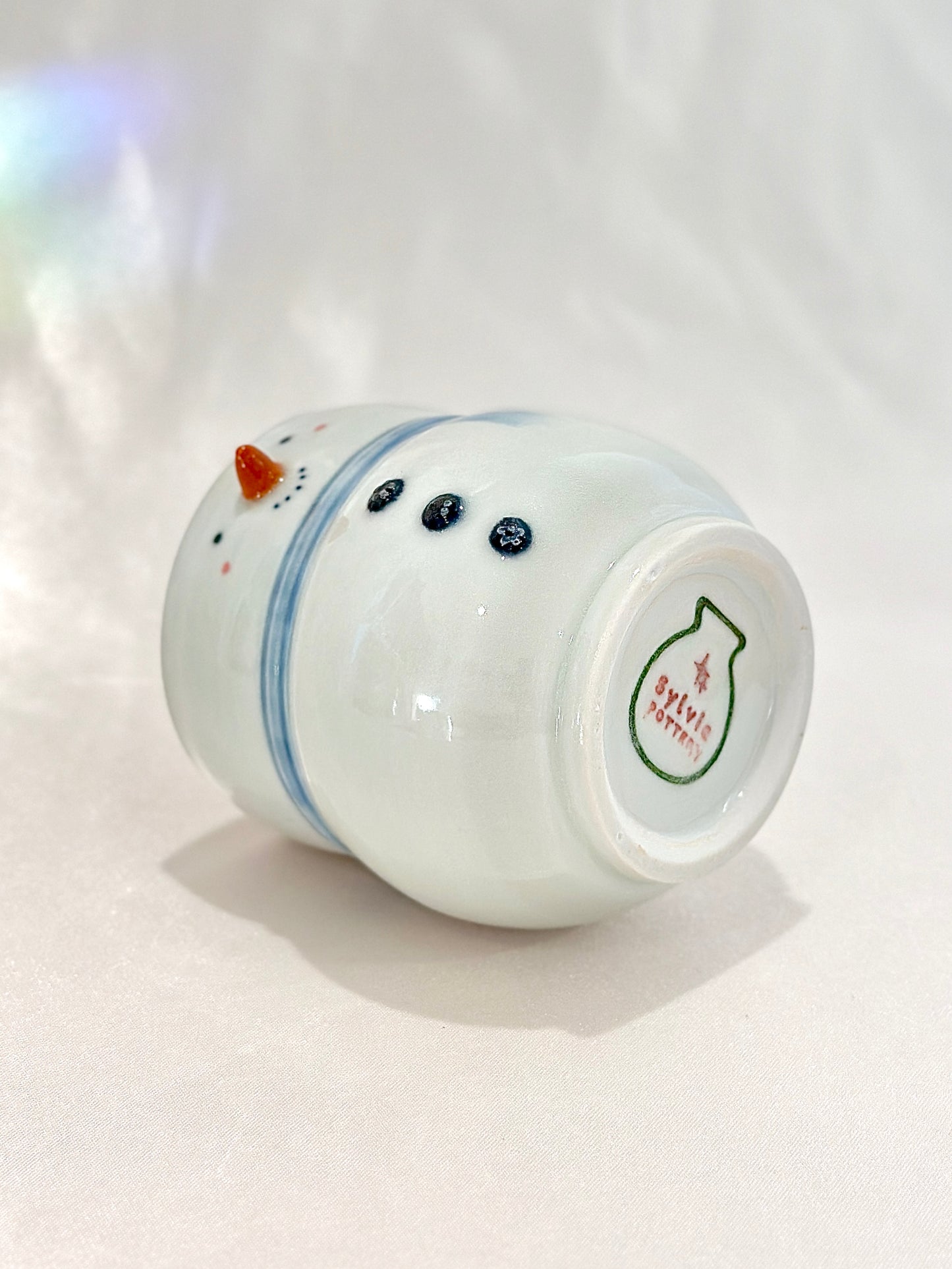 Blue Scarf Snowboy Cup