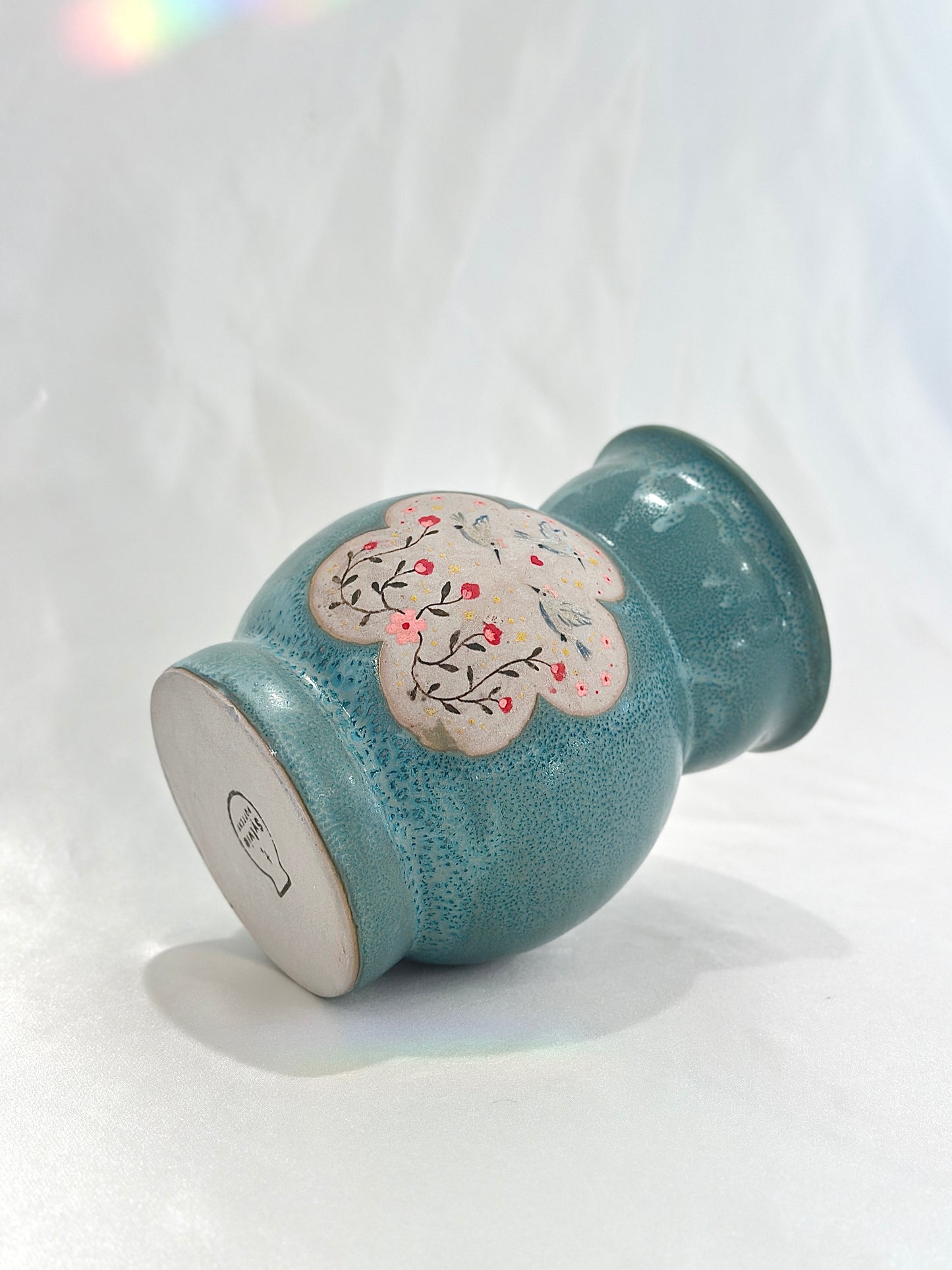 Turquoise Garden Vase