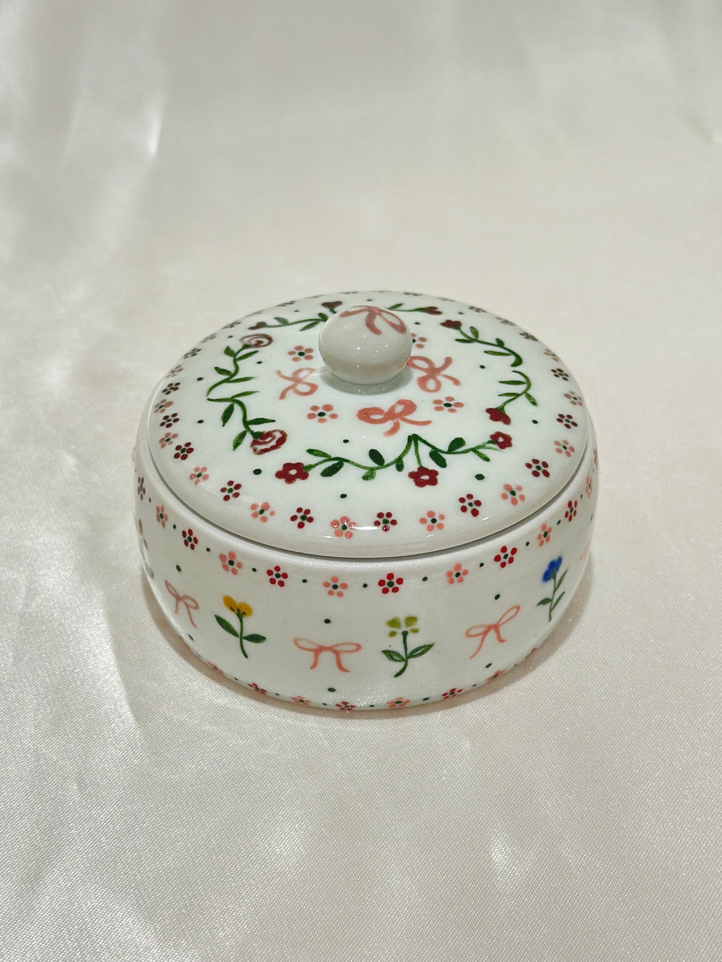 Blossoms & Bows Trinket Box