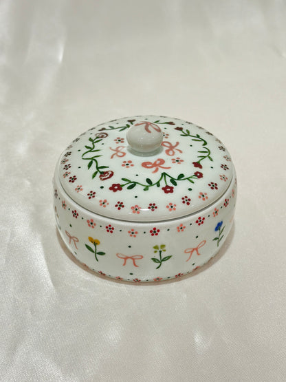 Blossoms & Bows Trinket Box