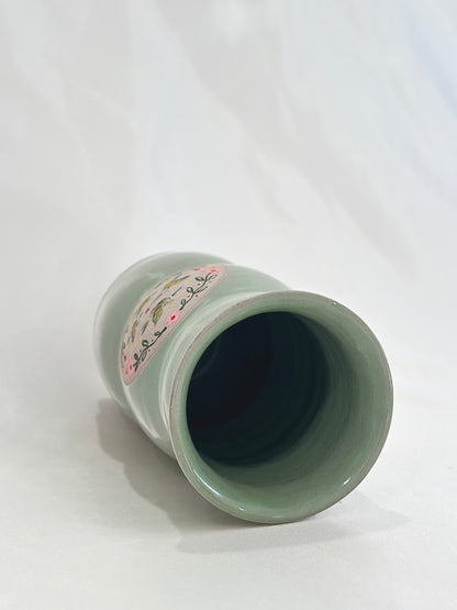 Hummingbird Family Vase