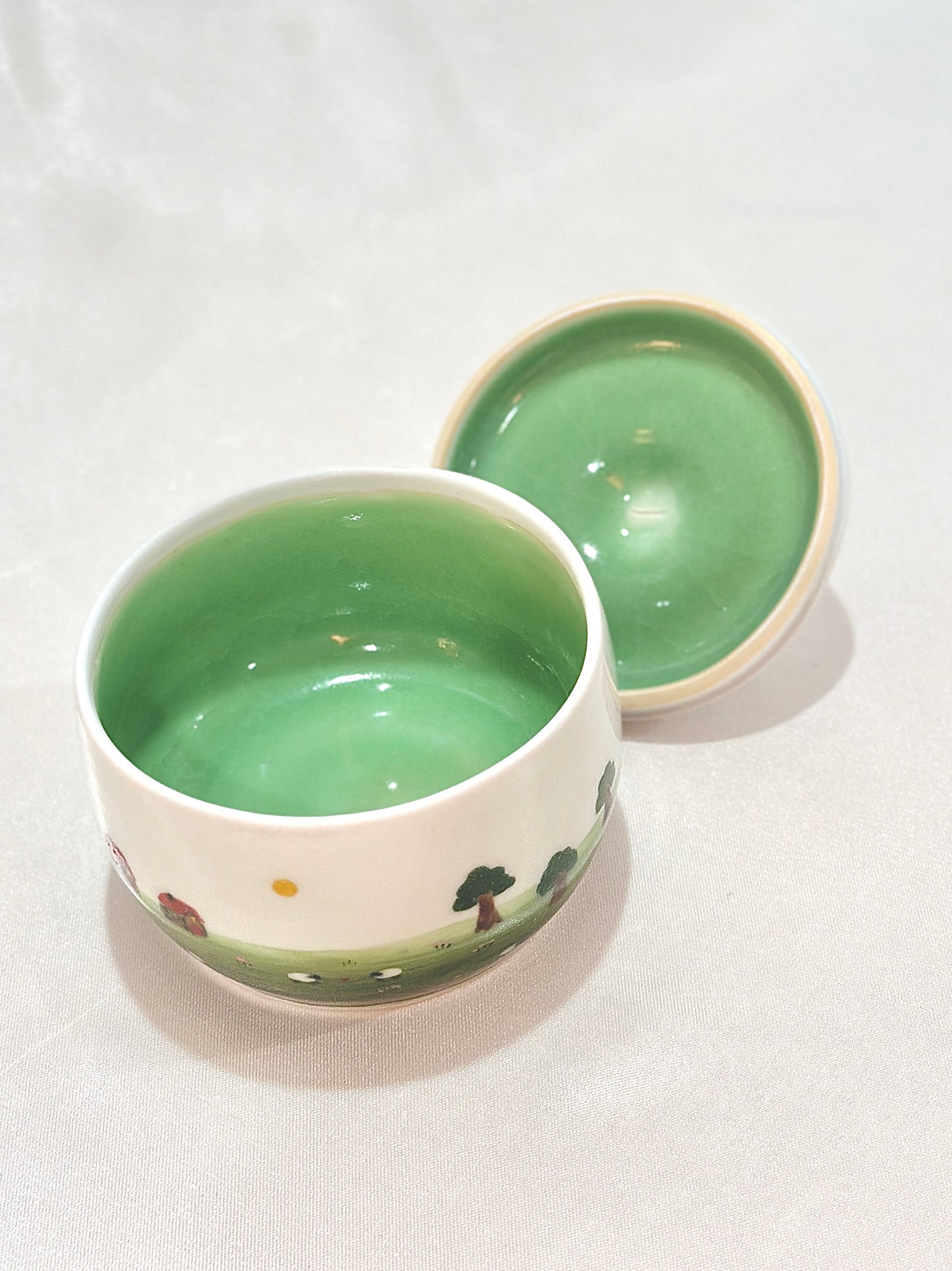 Little Cottage Hill Trinket Box