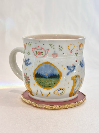 Painter’s Sunlit Studio