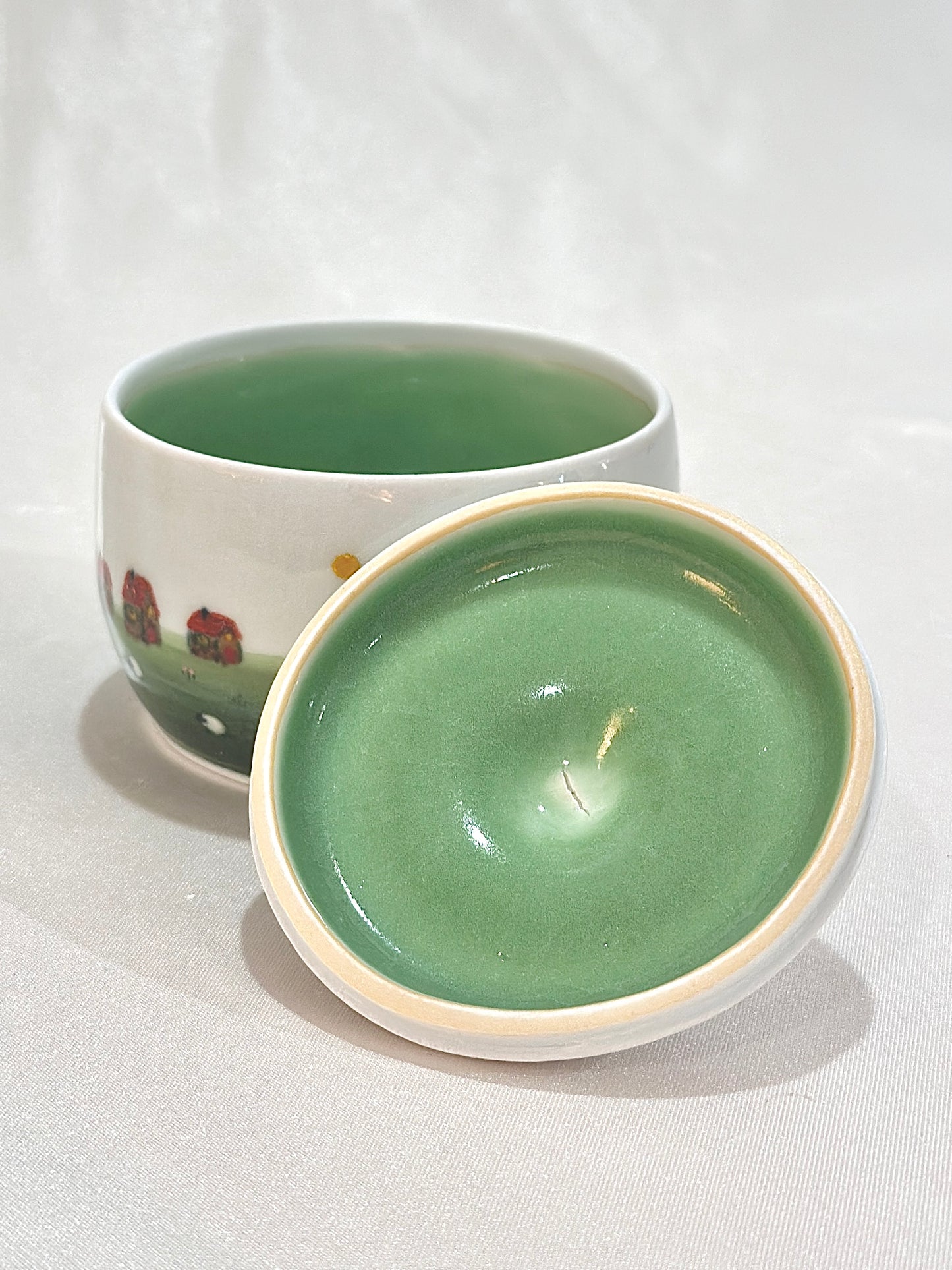 Little Cottage Hill Trinket Box