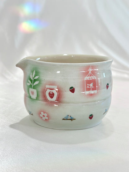 Strawberry Dreams Matcha Bowl