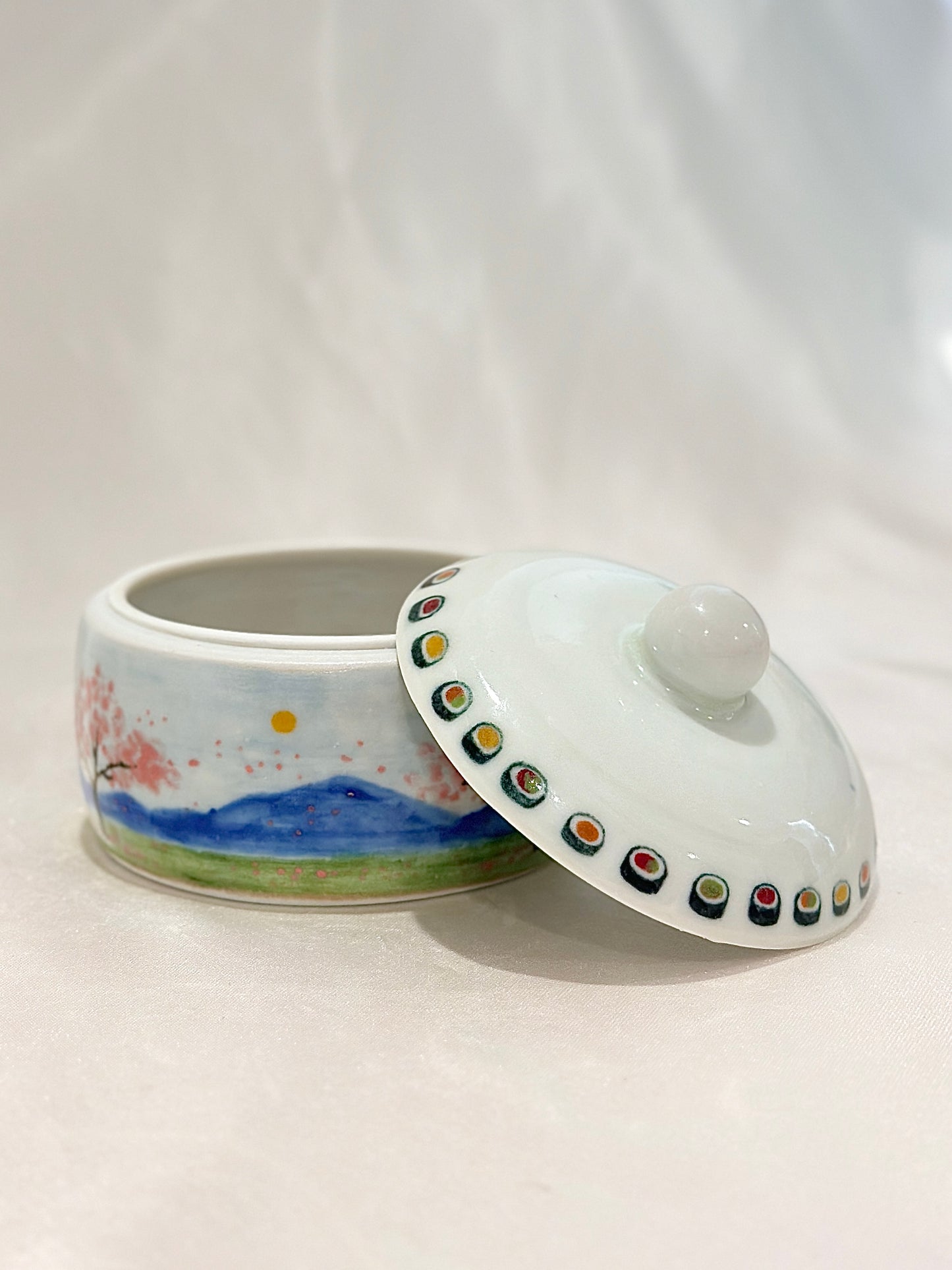 Sakura Sushi Trinket Box