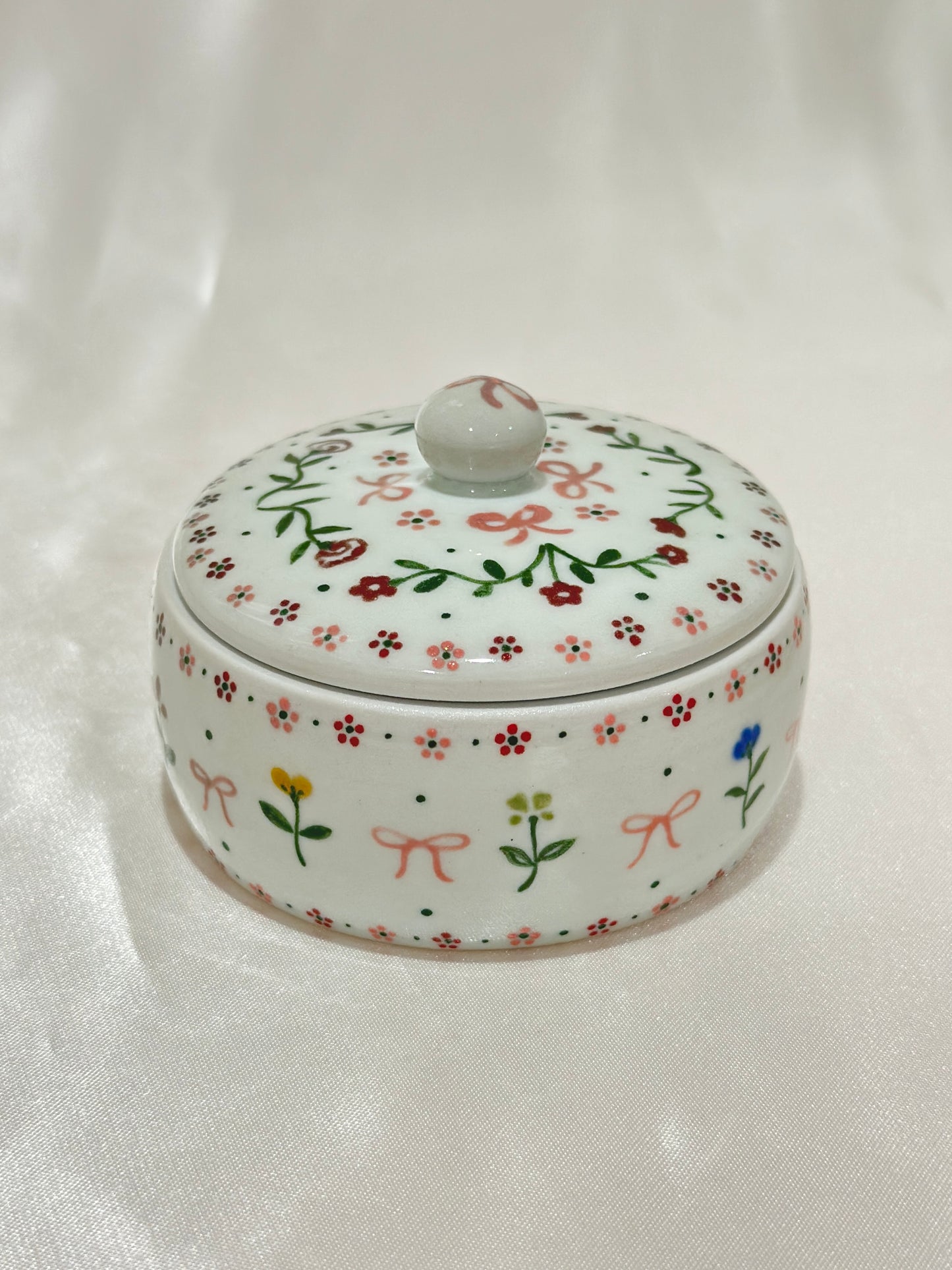 Blossoms & Bows Trinket Box