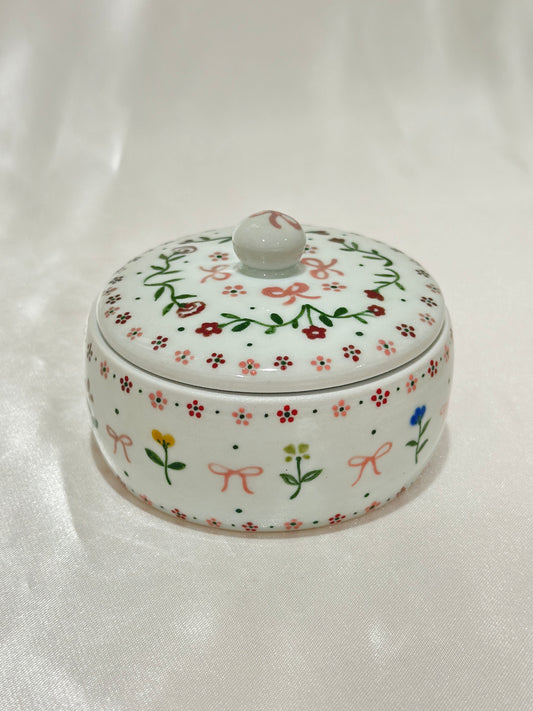 Blossoms & Bows Trinket Box