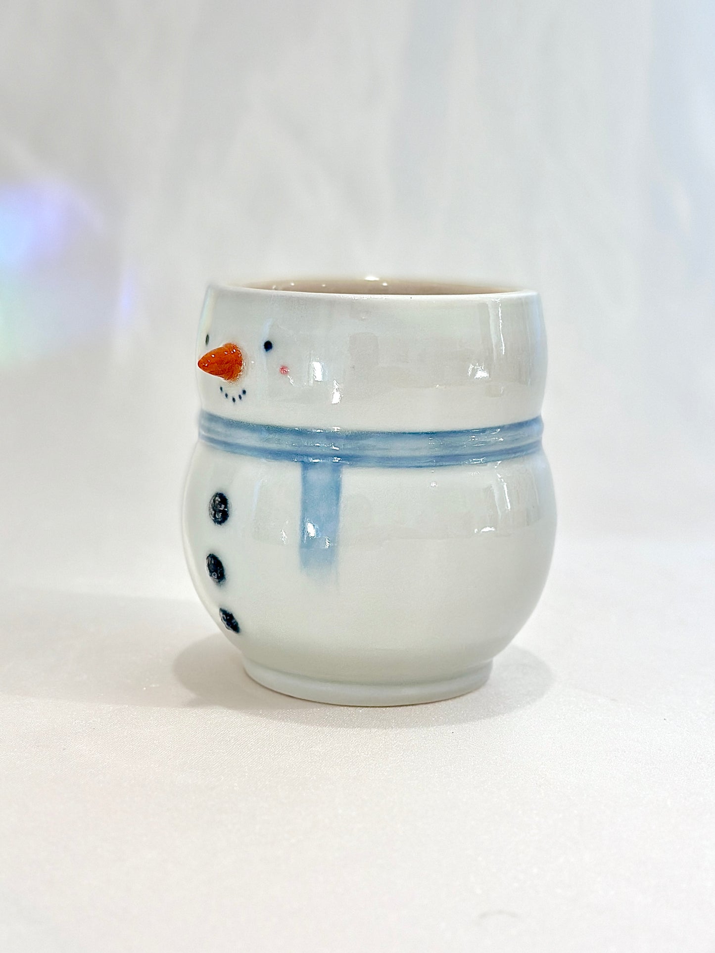 Blue Scarf Snowboy Cup