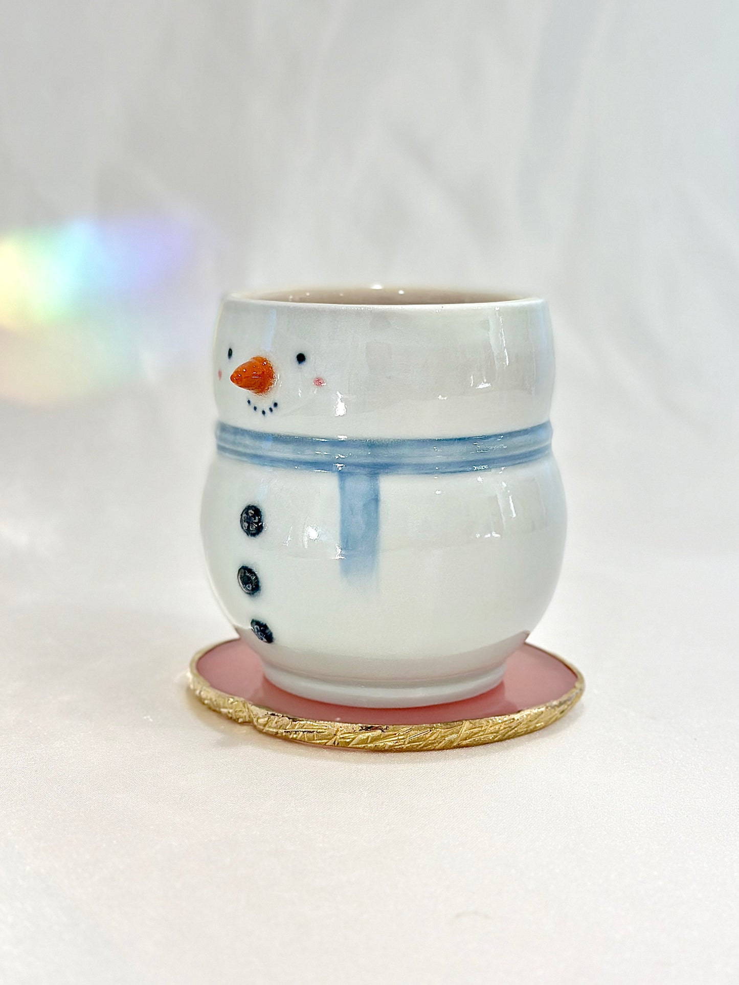 Blue Scarf Snowboy Cup