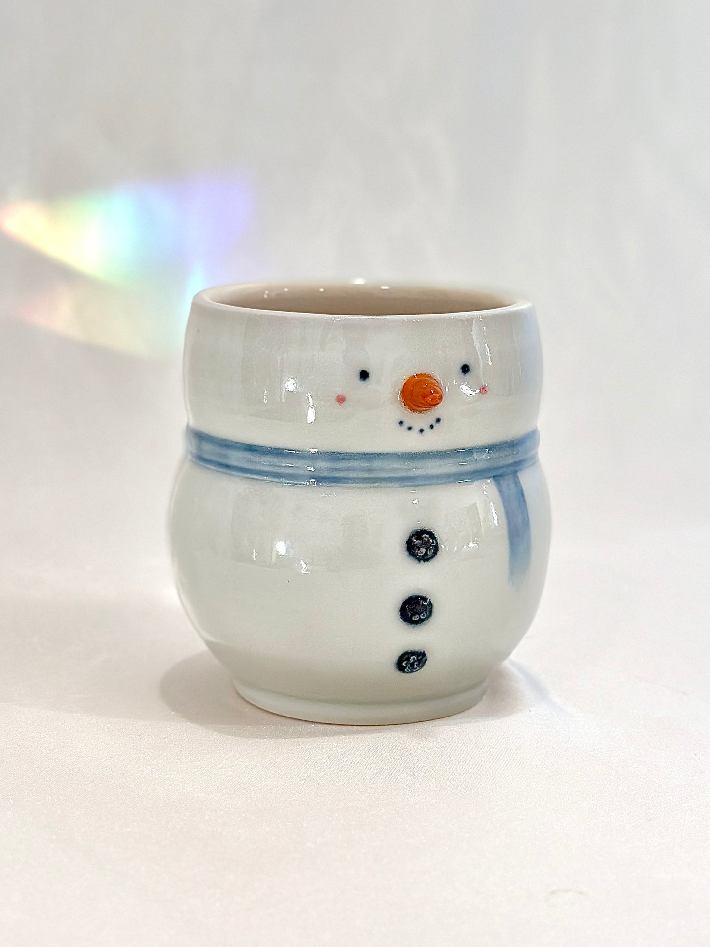 Blue Scarf Snowboy Cup