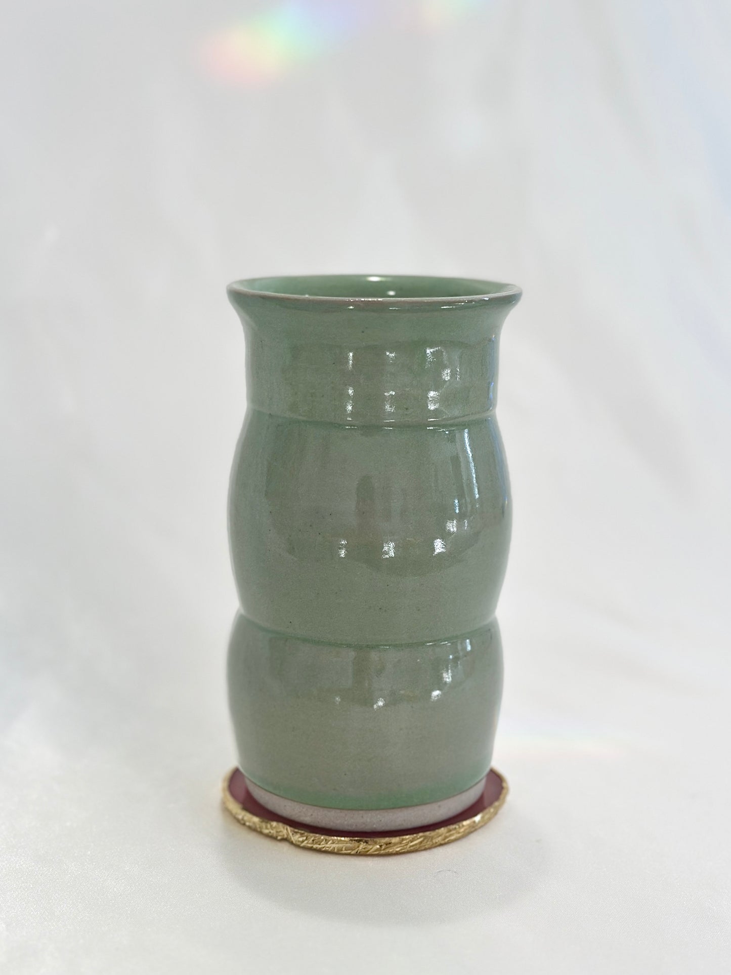 Hummingbird Family Vase