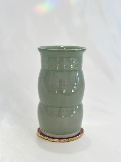 Hummingbird Family Vase