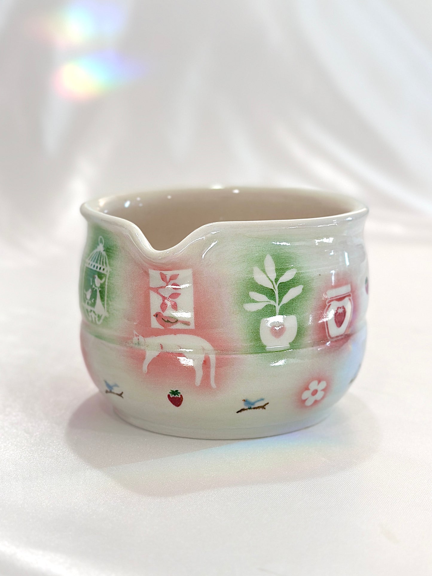 Strawberry Dreams Matcha Bowl