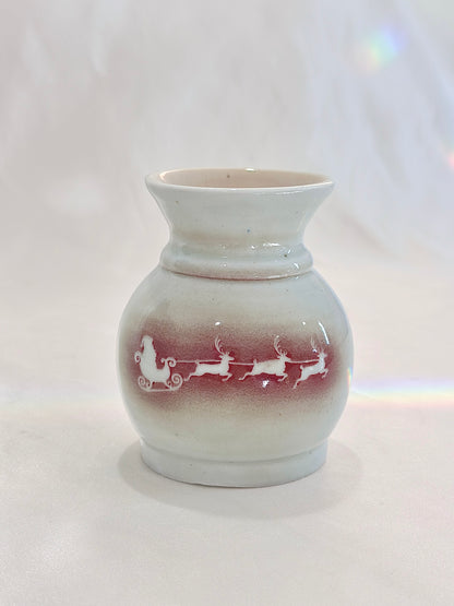 Winter Whimsy vase