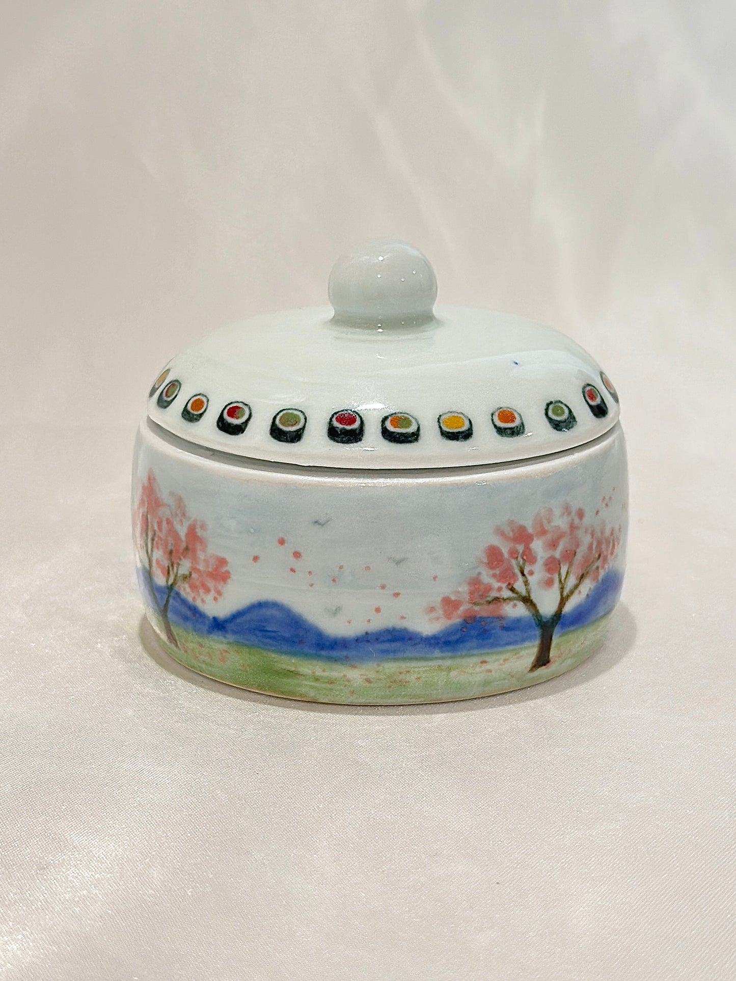 Sakura Sushi Trinket Box